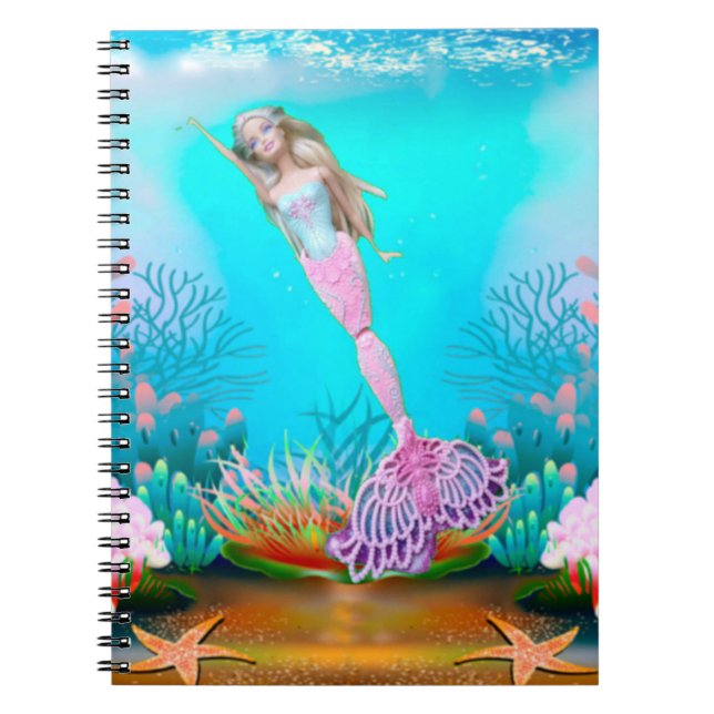 Caderno Espiral Sereia Famosa (Frente)