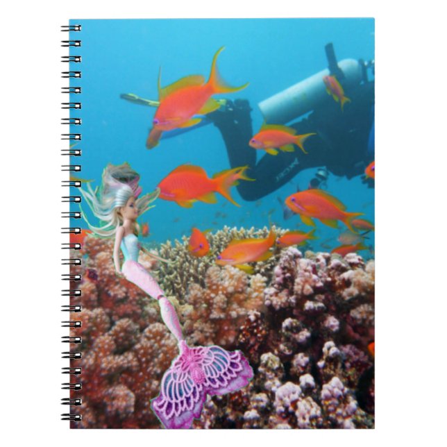 Caderno Espiral Sereia Famosa (Frente)