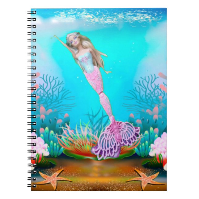 Caderno Espiral Sereia Famosa (Frente)