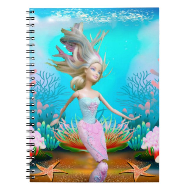 Caderno Espiral Sereia Famosa (Frente)