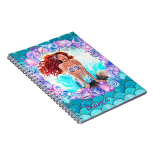 Caderno Espiral Sereia Preta