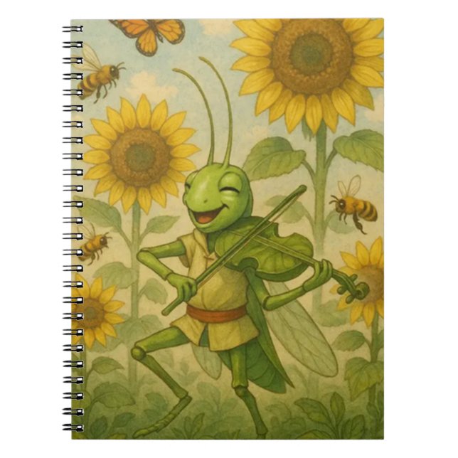 Caderno Espiral Serenada de Verão: O Gateiro Gateiro Feliz (Frente)