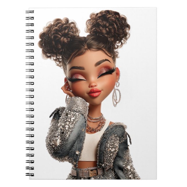 Caderno Espiral Serene Sparkle Muse Spiral Photo Notebook (Frente)