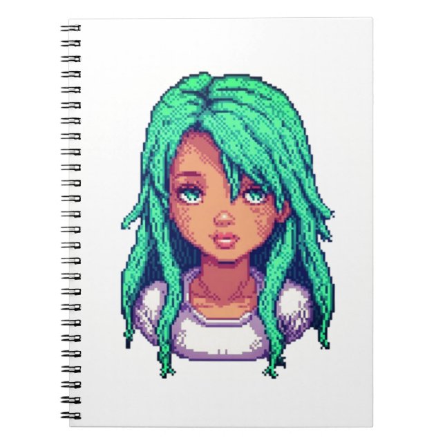 Caderno Espiral Serenidade Aquática (Frente)