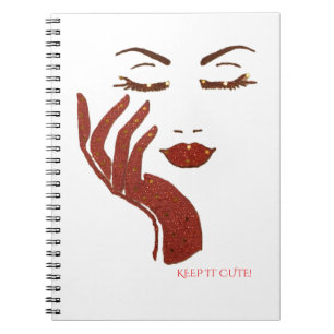 CADERNO ESPIRAL SÉRIE KEEP IT CUTE -VERMELHO