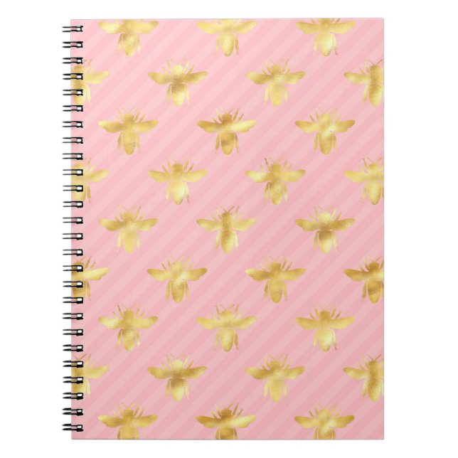 Caderno Espiral Série Princesa Abelha Design #7   (Frente)