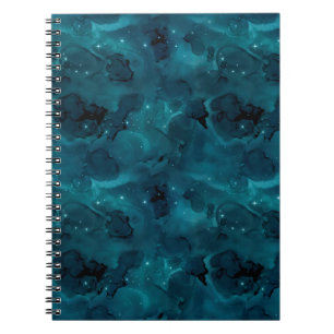 Caderno Espiral Série Teal Galaxy Design 5