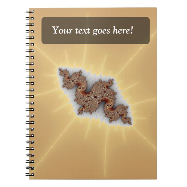 Caderno Espiral Serpus - Arte Fractal (Frente)