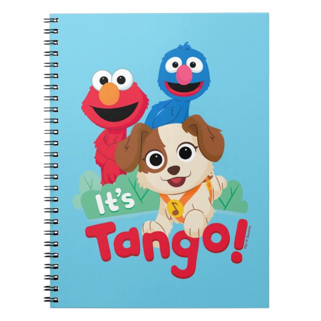 Caderno Espiral Sesame Street | É Tango Com Elmo & Grover (Frente)