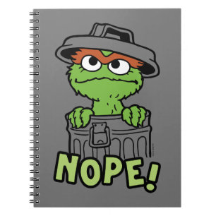 Caderno Espiral Sesame Street Oscar o Monstro Malvado Não!