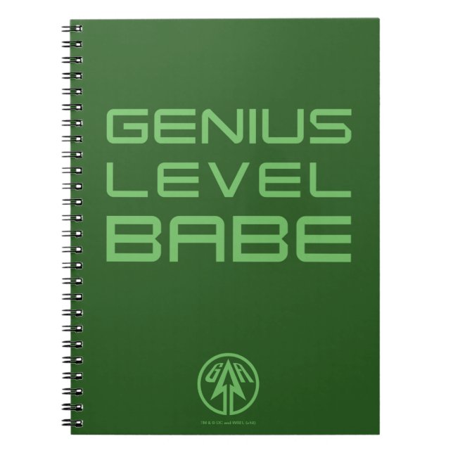 Caderno Espiral Seta | Gênio Nível Babe (Frente)