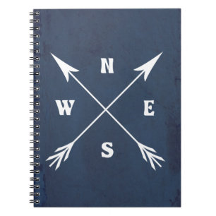 Caderno Espiral setas de compressão
