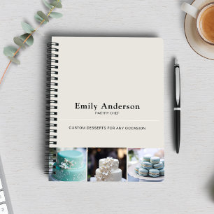 Caderno Espiral Setor de produtos de pastelaria