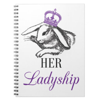 Caderno Espiral Seu bloco de notas do Ladyship