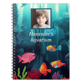 Caderno Espiral Seu Próprio Aquário De Tanque De Peixe Exótico