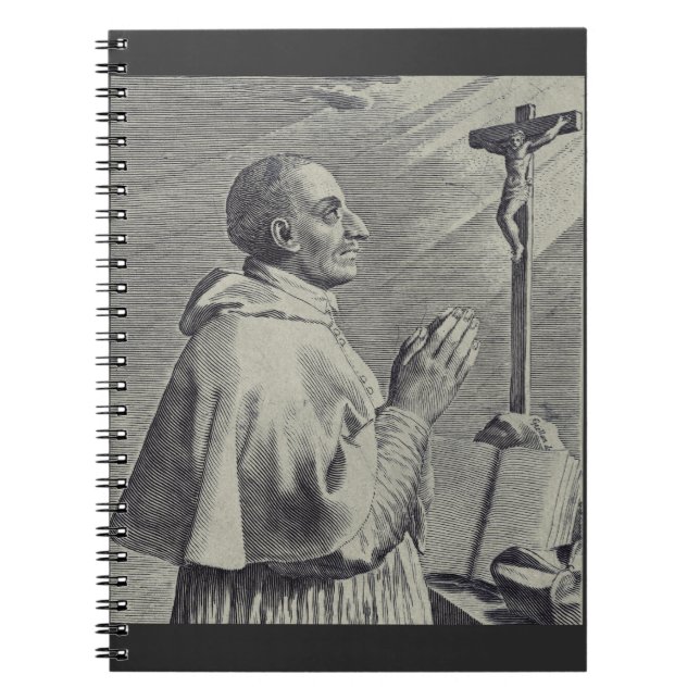 Caderno Espiral Seu Santo Eminente Charles Borromeo (Frente)