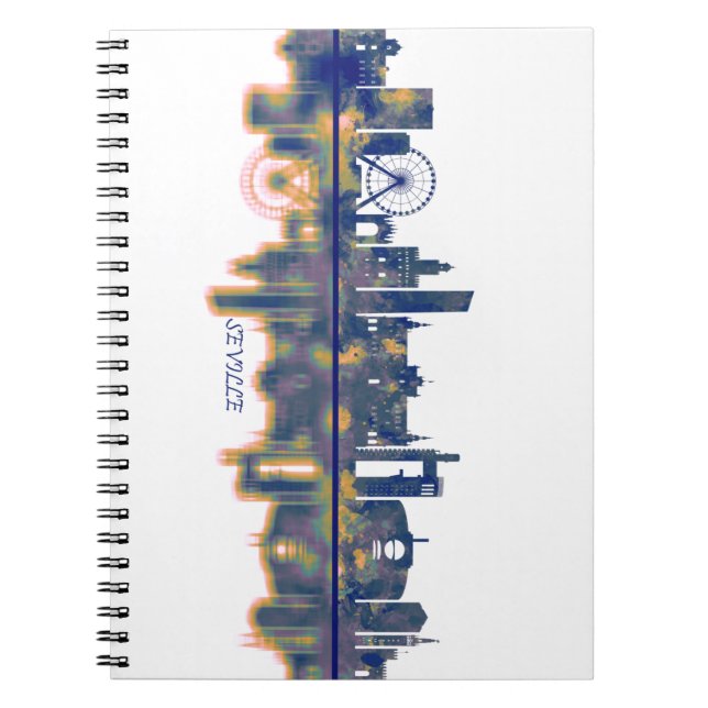 Caderno Espiral Seville Skyline (Frente)