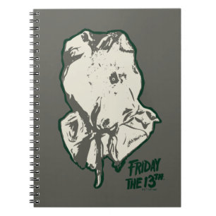 Caderno Espiral Sexta-feira, 13 Jason Voorhees Burlap Sack