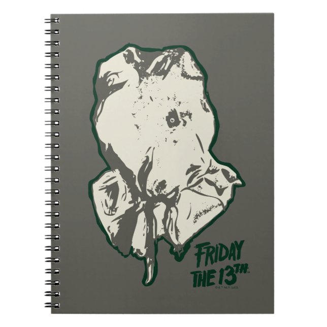 Caderno Espiral Sexta-feira, 13 | Jason Voorhees Burlap Sack (Frente)