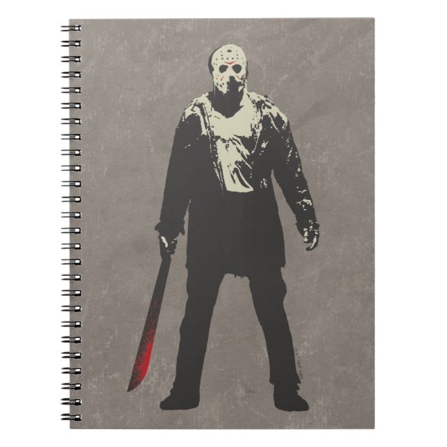 Caderno Espiral Sexta-feira, 13 | Jason Voorhees Caracter Art (Frente)