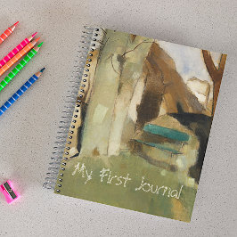 Caderno Espiral Shadow na Parede, Helene Schjerfbeck,