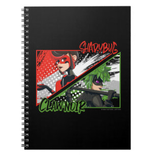 Caderno Espiral Shadybug & Claw Noir Miraculoso Reverso