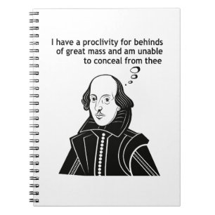 Caderno Espiral Shakespeare Encantado