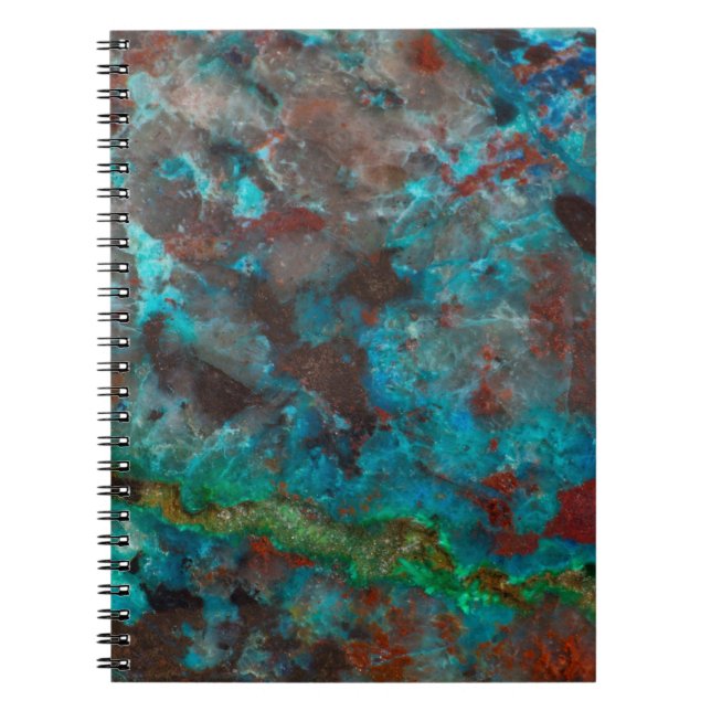 Caderno Espiral Shattuckite (Frente)