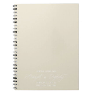 Caderno Espiral She Is Clothed In Strength and Dignity Notebook