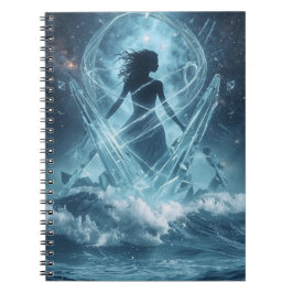 Caderno Espiral She Who Rises from the Crystal Sea