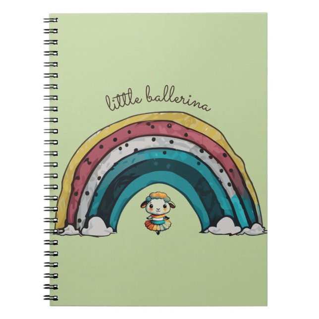Caderno Espiral Sheep Ballerina (Frente)