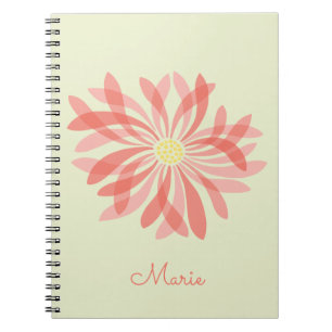 Caderno Espiral Sheer Wildflower Personalizado