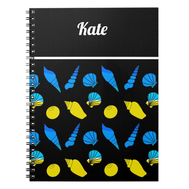 Caderno Espiral Shell do Mar de Praia (Frente)