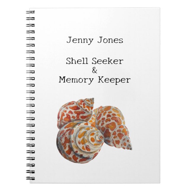 Caderno Espiral Shell Seeker (Frente)