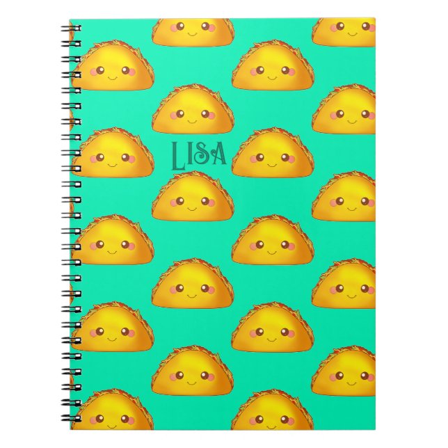 Caderno Espiral Shell Taco, Duro de Carne de Bovino do México (Frente)