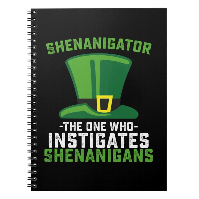 Caderno Espiral Shenanigator Aquele Que Instiga Travessuras (Frente)