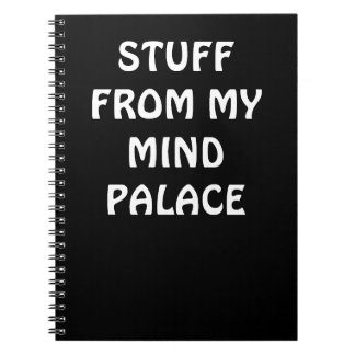 Caderno Espiral Sherlock inspirou o notebook MIND PALACE