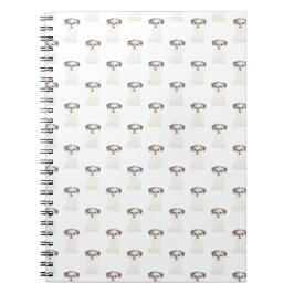 Caderno Espiral Shih Tzu (Castanho e Branco)