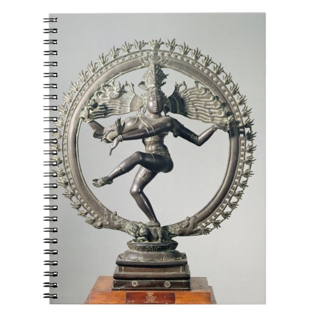 Caderno Espiral Shiva Nataraja, Tamil Nadu, Chola atrasado (Frente)