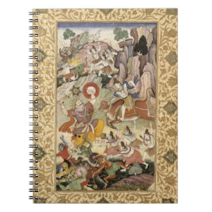 Caderno Espiral Shiva que mata o demónio Andhaka, c.1585-90