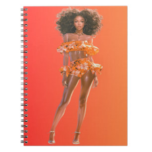 Caderno Espiral Shopp Sista da Rainha Negra Africana Melanin