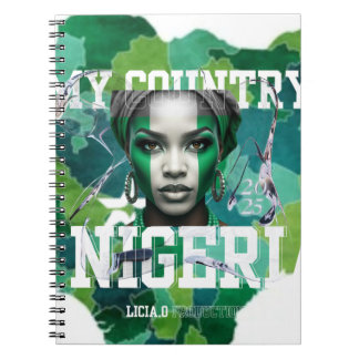Caderno Espiral Show your Naija pride in style! with lycia oe