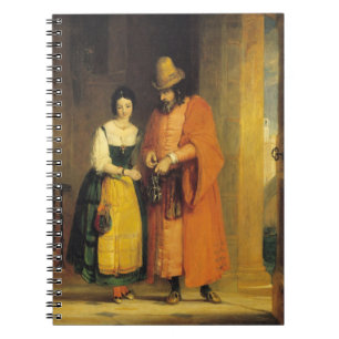 Caderno Espiral Shylock e Jessica "do comerciante de Veneza",