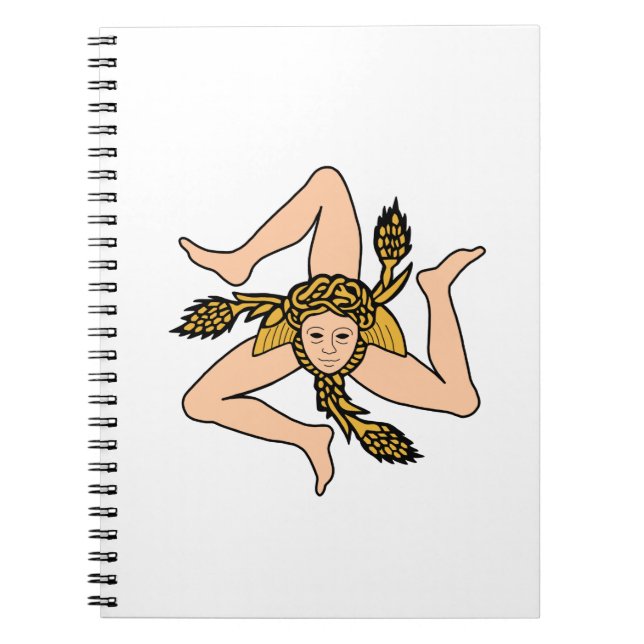 Caderno Espiral Sicília Itália (Frente)