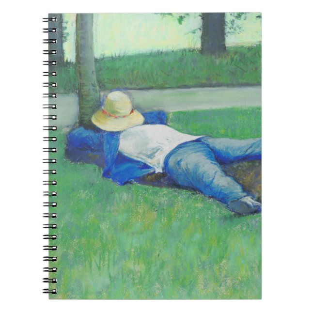 Caderno Espiral Siesta (por Gustave Caillebotte) (Frente)