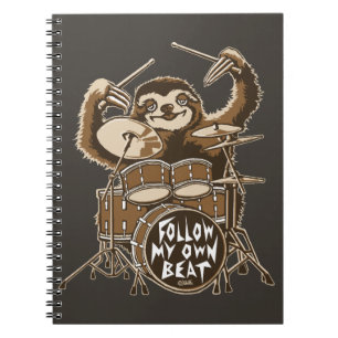 Caderno Espiral Siga minha própria batida