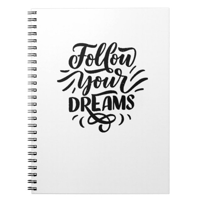 CADERNO ESPIRAL SIGA SEUS SONHOS (Frente)