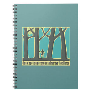 Caderno Espiral Silêncio em Floresta