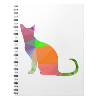 Caderno Espiral Silhouette de Gato Baixo