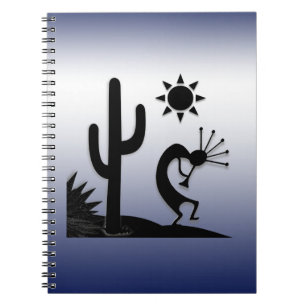 Caderno Espiral Silhouette Kokopelli
